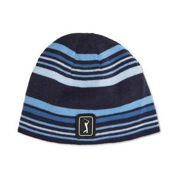 PGA Tour Unisex Reversible Beanie – Blue Iris by Vanessa Jane