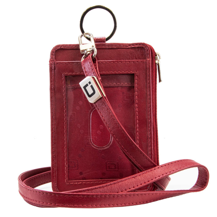 RFID Wallet Dual Portrait ID Leather Badge Holder by ID Stronghold
