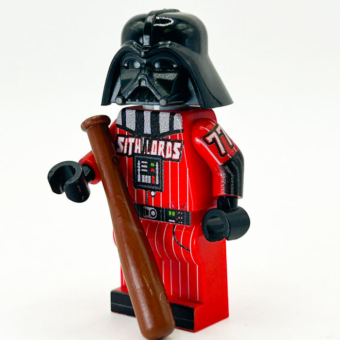 B3 Customs® May 4th Exclusive Baseball Darth Vader Minifig made using LEGO parts by B3 Customs