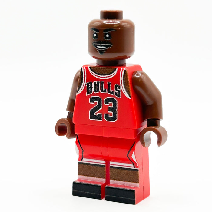 MJ #23 (Red Jersey) Basketball Player Minifig by B3 Customs
