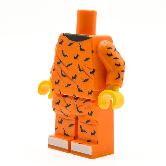 Halloween Bat PJs Minifig Body - B3 Customs by B3 Customs