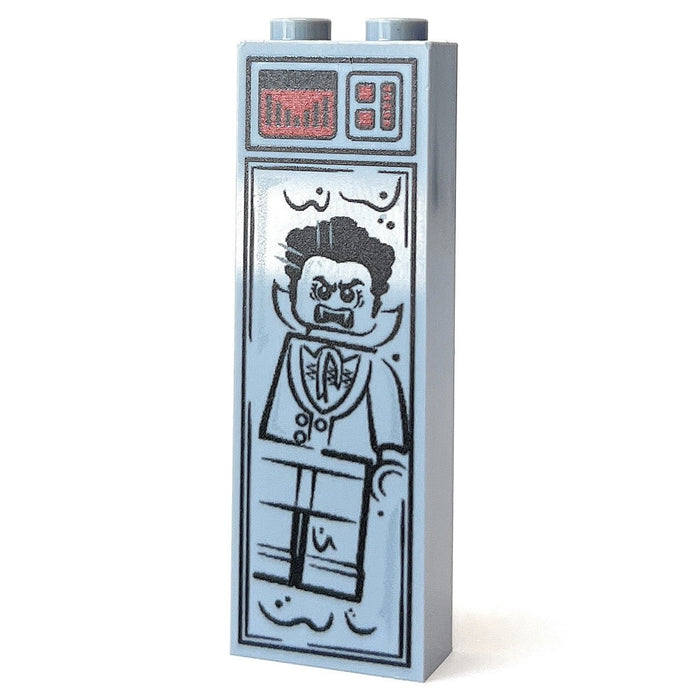 Dracula (Halloween) in Carbonite (1x2x5 Brick) - B3 Customs by B3 Customs