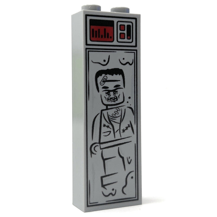 Frankenstein's Monster (Halloween) in Carbonite (1x2x5 Brick) - B3 Customs by B3 Customs