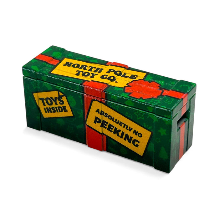 ELF Mess-up! FREE Christmas North Pole Toy Co. BrickArms Crate by B3 Customs