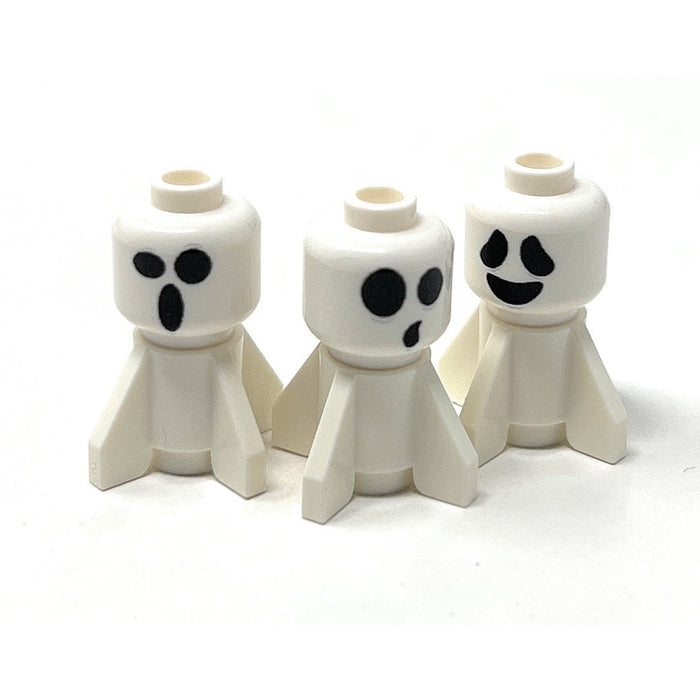 Mini Baby Halloween Ghosts (Set of 3) - B3 Customs made using LEGO parts by B3 Customs