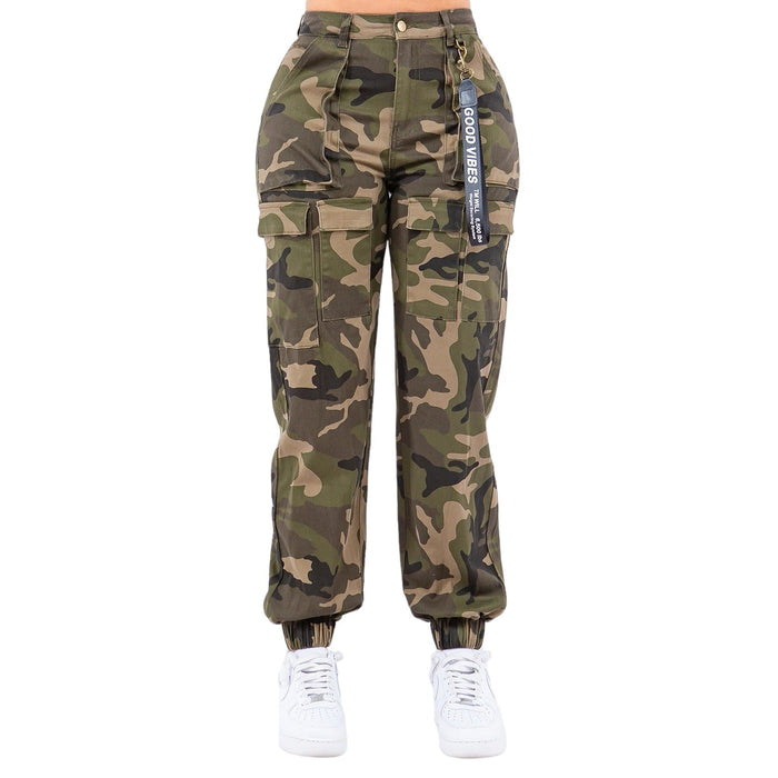 High Waist Cargo Joggers by The House of Stylez