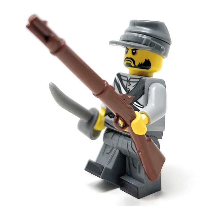Civil War Confederate Soldier - Custom LEGO Military Minifigure B3 Customs by B3 Customs