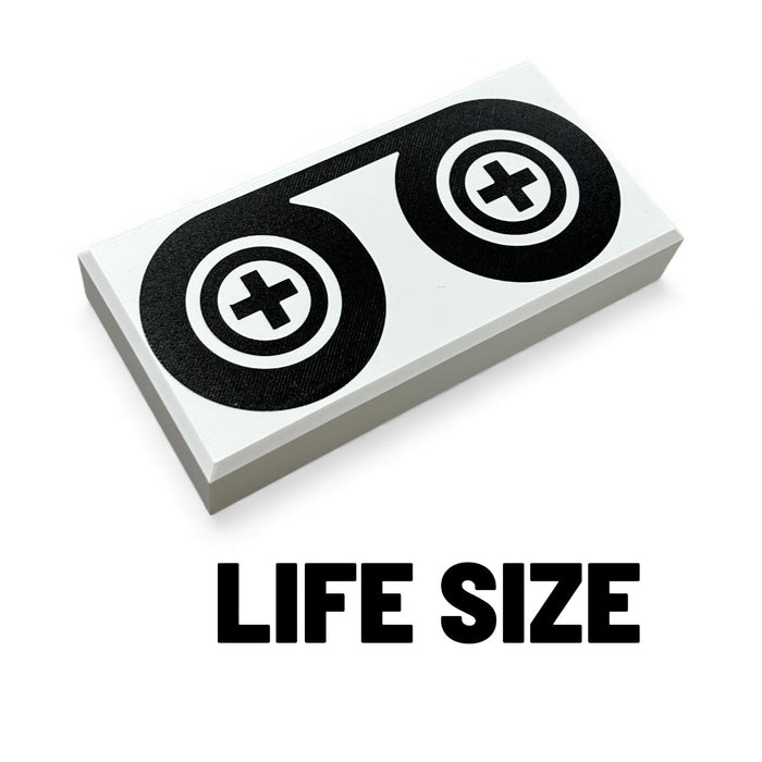 Life-Size 90s Black Tape Reels Tile / Cosplay by B3 Customs