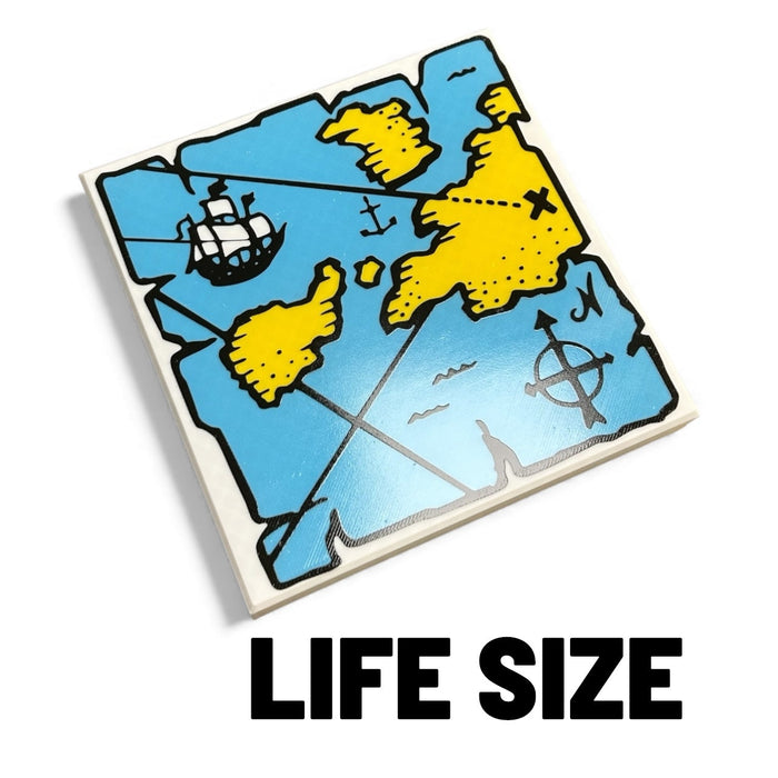 Life-Size 90s Pirate Map Tile / Cosplay by B3 Customs