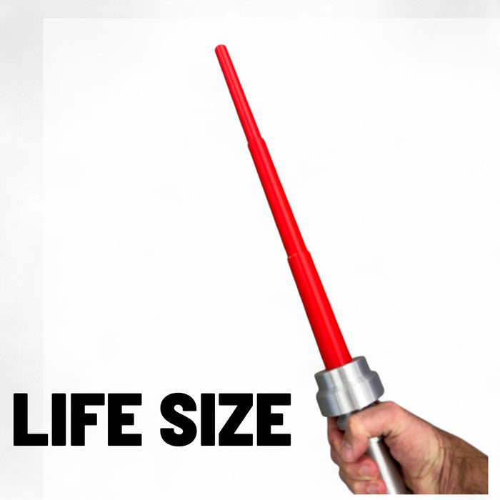 Life-Size Saber Hilt with Retractable Red Blade / Cosplay by B3 Customs