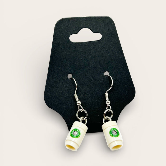 Somanybucks Coffee Cup Earrings by B3 Customs