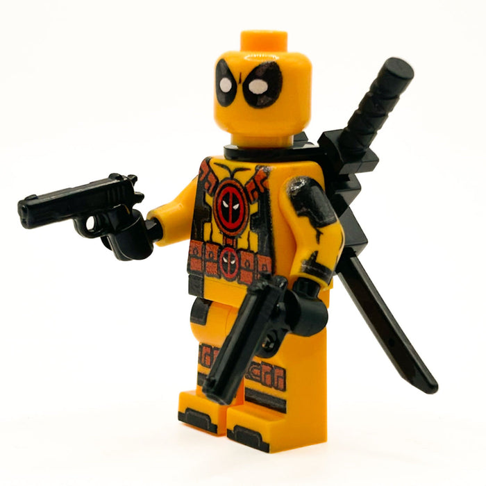 MERC (Flame Yellowish Orange) Minifig by B3 Customs