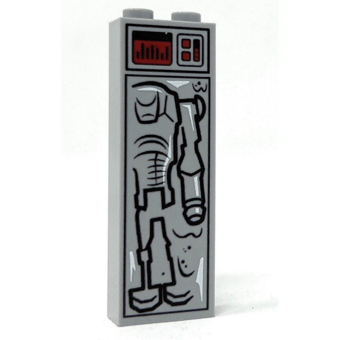 Super Battle Droid (1x2x5 Brick) in Carbonite made using LEGO parts - B3 Customs by B3 Customs