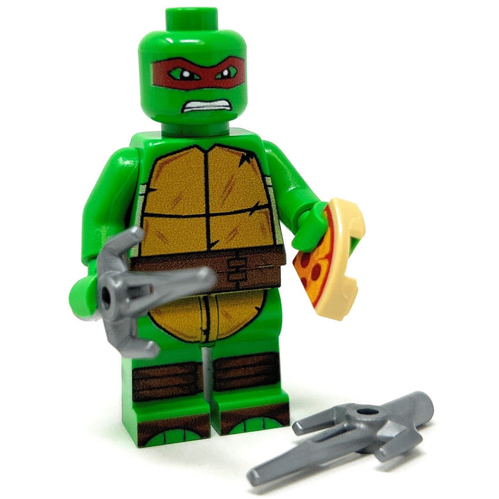 Raph Red Fighter Turtle - Custom Minifig made using LEGO parts by B3 Customs