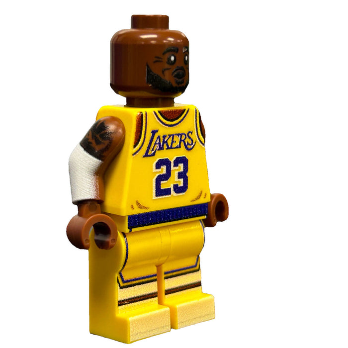 Lebron #23 LA Basketball Player Minifig by B3 Customs