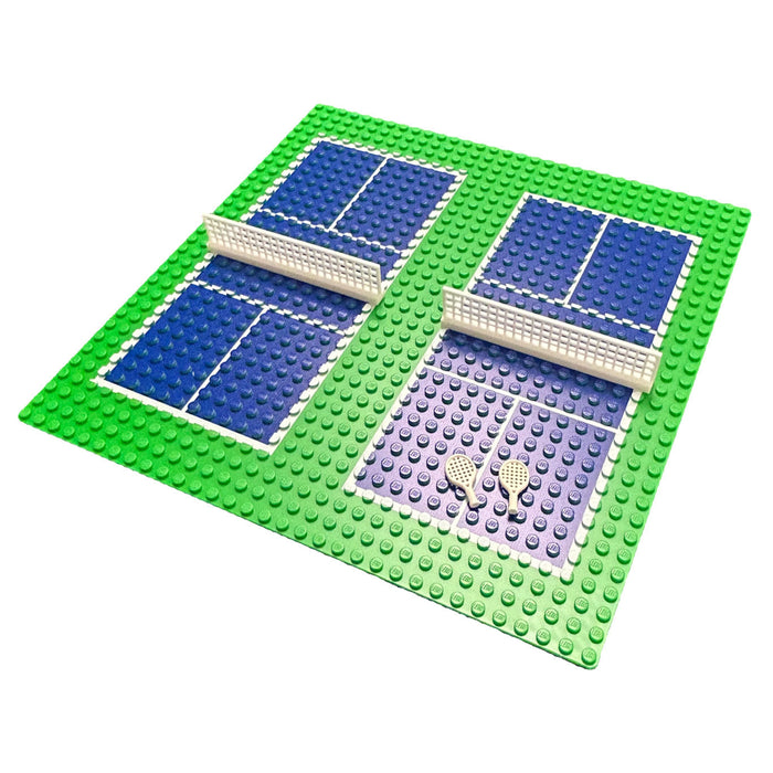 Custom Pickleball Courts made with LEGO parts - B3 Customs by B3 Customs