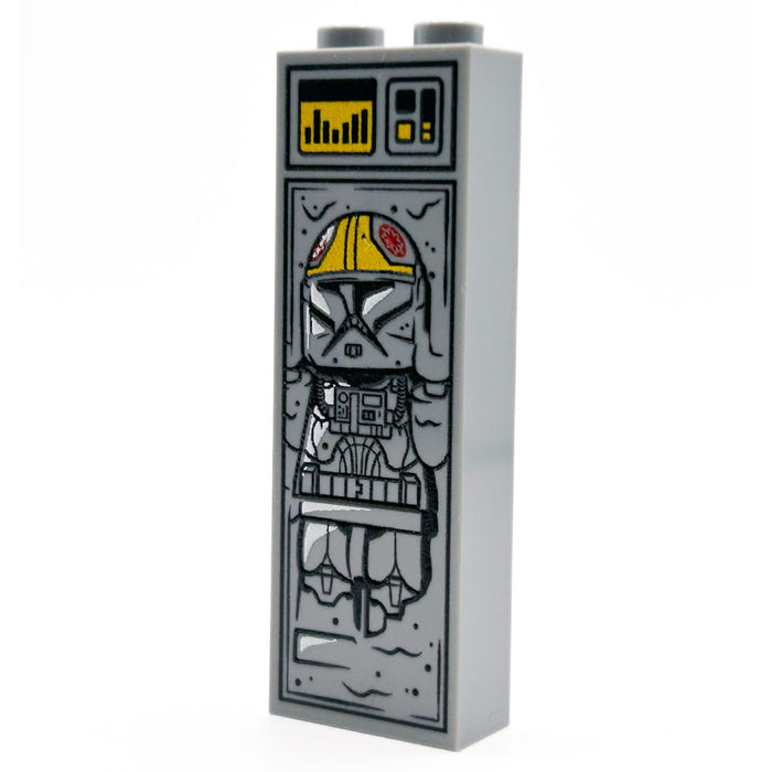 P1 Pilot Trooper in Carbonite (1x2x5 Brick) by B3 Customs