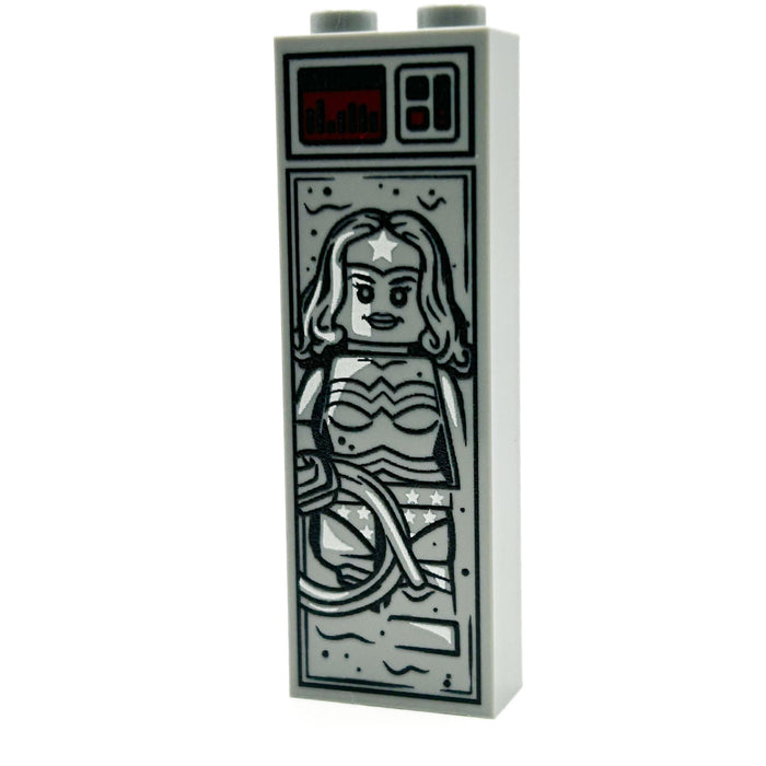 Amazon Warrior in Carbonite (1x2x5 Brick) by B3 Customs