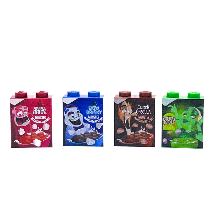 Monster Cereal Collection (Set of 4) - Custom Exclusive Halloween Edition by B3 Customs