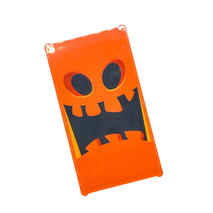 Pumpking Jack O' Lantern Halloween Decorated Custom LEGO 4x6 Glass Window - B3 Customs by B3 Customs