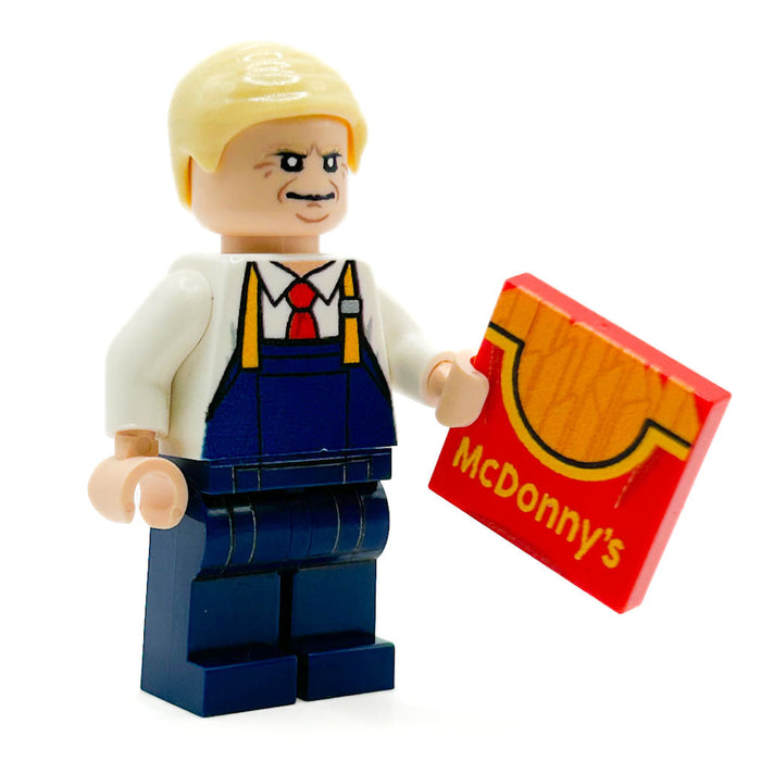 Fast Food President Trump Minifig - B3 Customs by B3 Customs