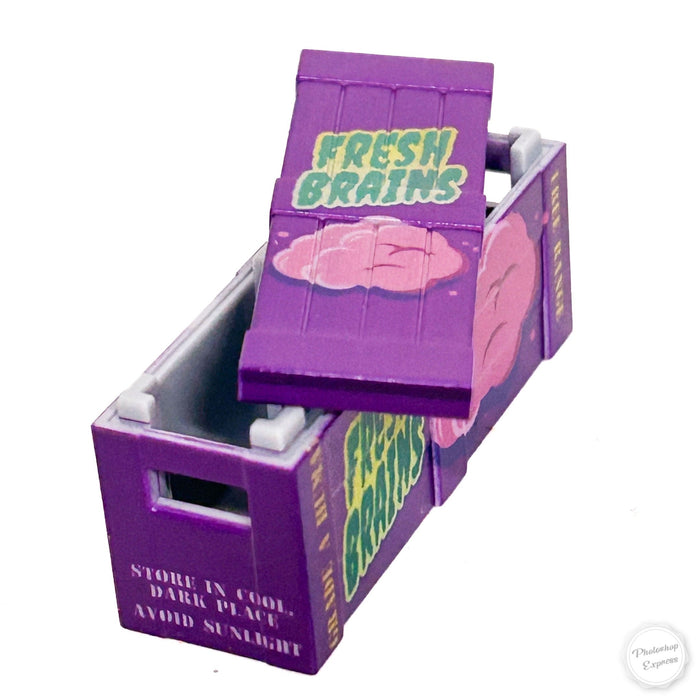 Fresh Brains Zombies BrickArms Crate - B3 Customs by B3 Customs