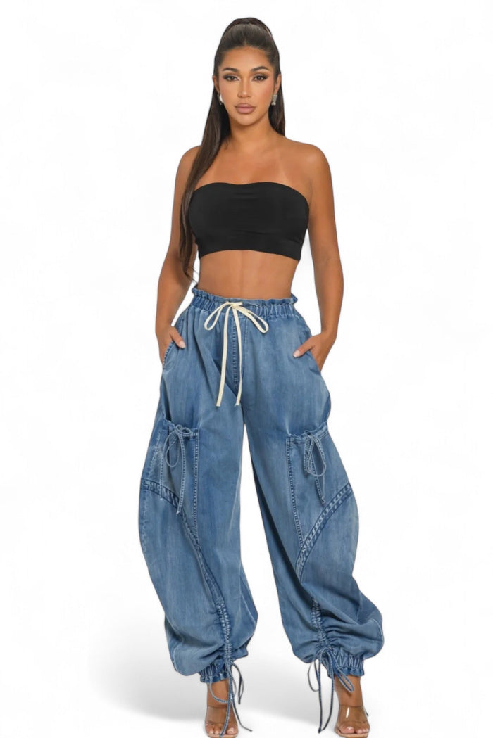 Oversized Cargo Jogger Pants by The House of Stylez