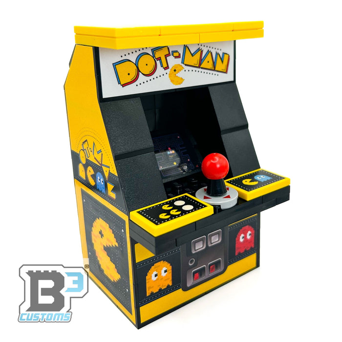 GIANT! Dot-Man Arcade Machine made using LEGO parts - B3 Customs by B3 Customs