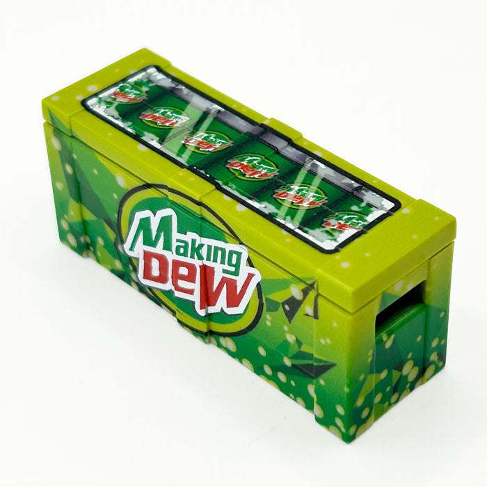 Making Dew Soda BrickArms Custom Printed Crate - B3 Customs by B3 Customs