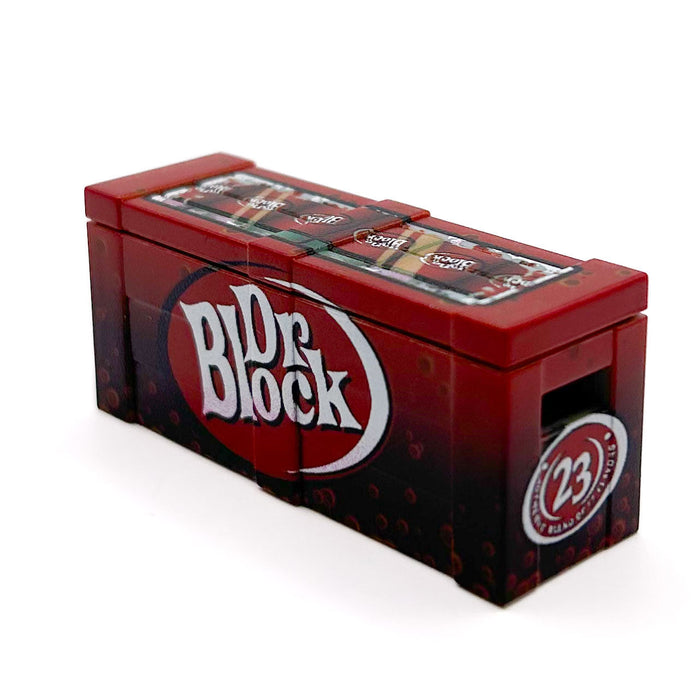 Dr. Block Soda BrickArms Custom Printed Crate - B3 Customs by B3 Customs