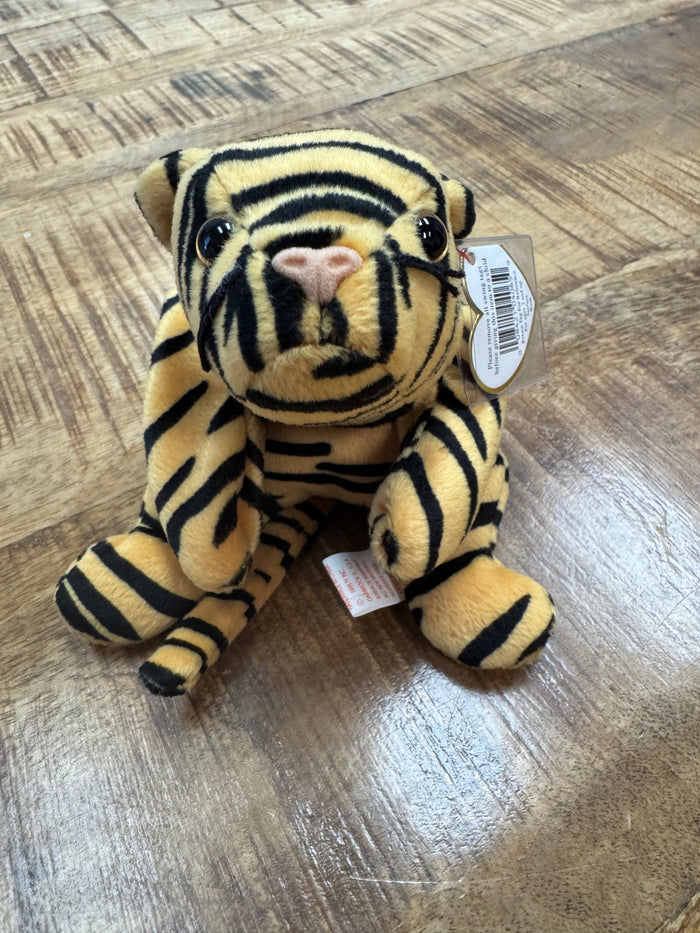 Ty Beanie Baby Rare 1995 Stripes the Tiger Collectible With Errors by Vanessa Jane