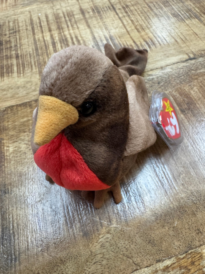 TY Beanie Baby 1997 Early the Robin w/ Errors Rare by Vanessa Jane