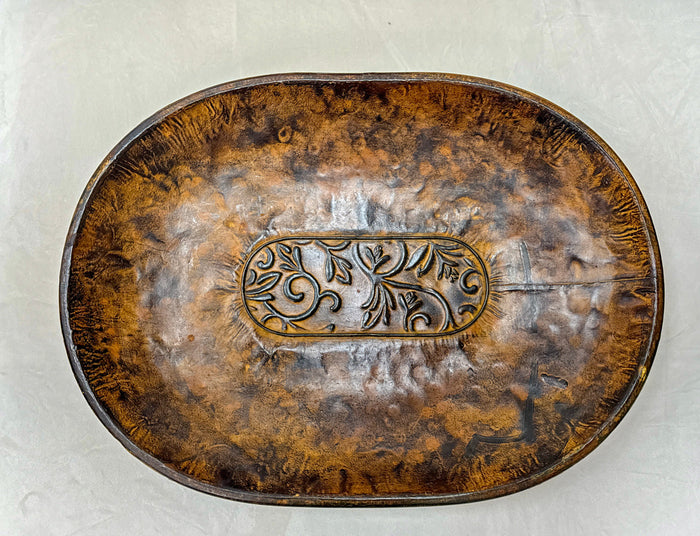 18in Hammered Copper Display Tray by Vanessa Jane