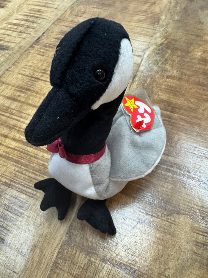 1998 Ty Beanie Baby Loosy the goose Retired with Errors by Vanessa Jane