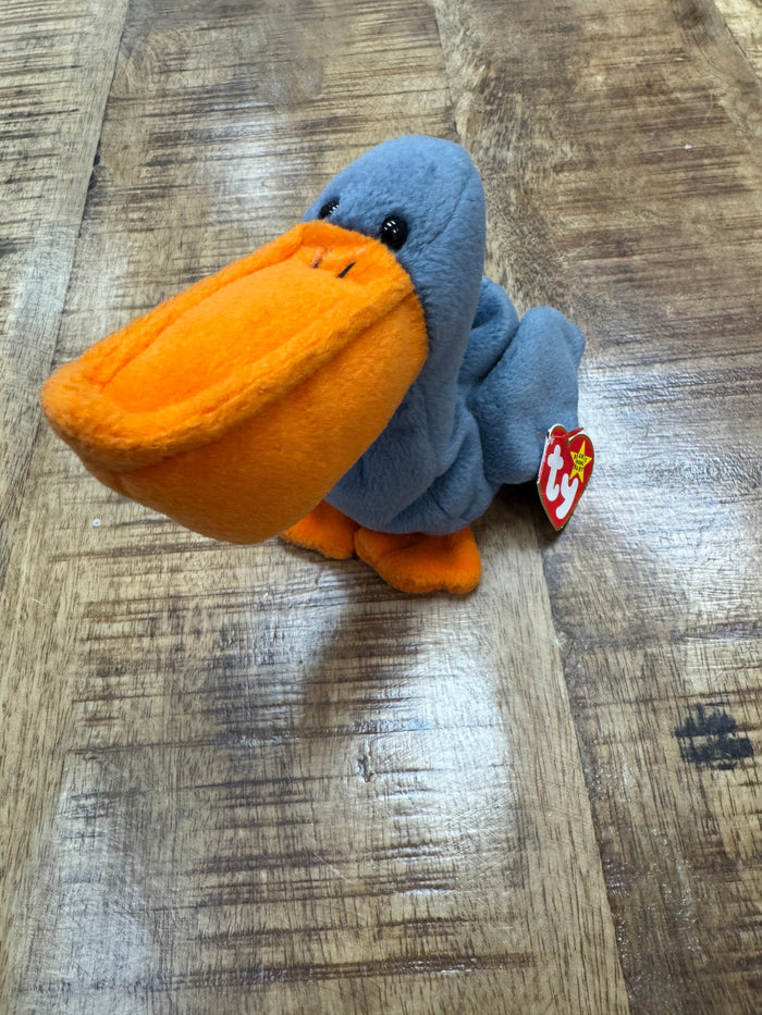 Ty Beanie Baby – Scoop the Pelican 1996 – P.V.C. Pellets With Tag 15 Errors by Vanessa Jane