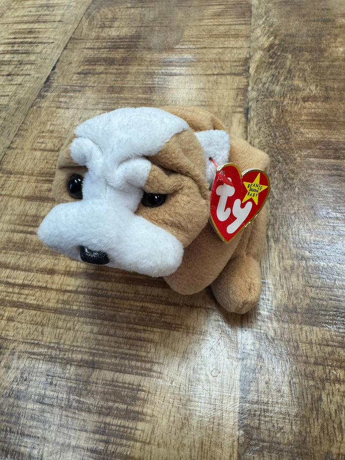 Ty Beanie Baby Wrinkles the Bulldog 1996 w/TAG ERRORS, -4103 by Vanessa Jane