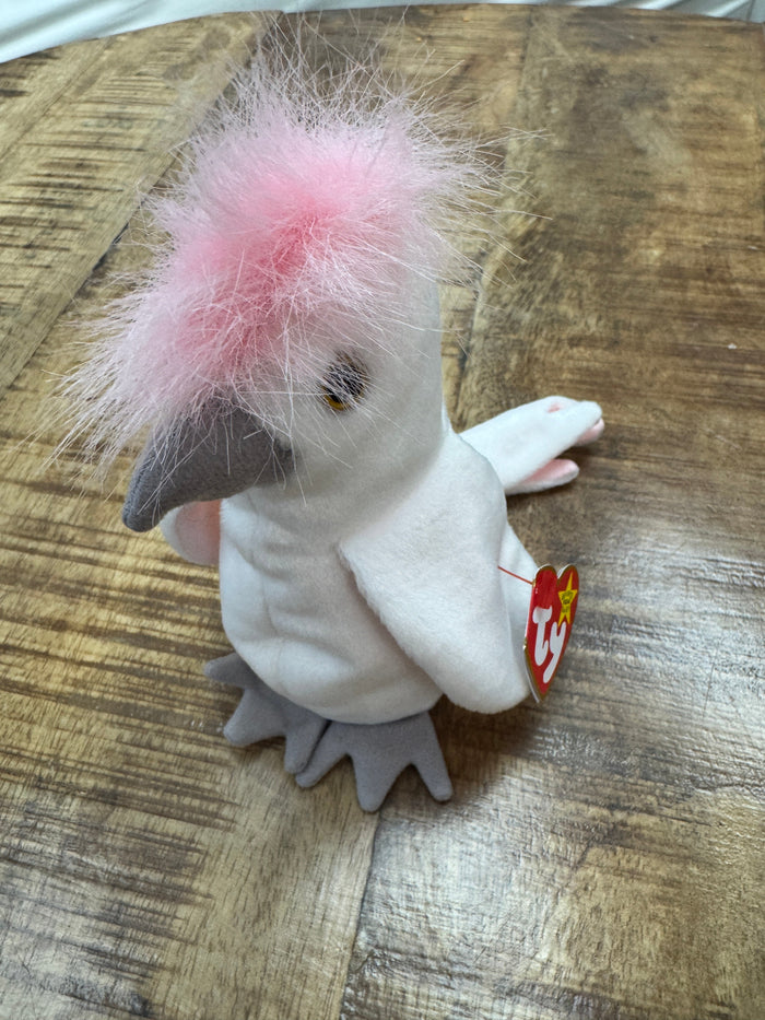 Ty Beanie Babies “Kuku” The Cockatoo. -628Rare, Vintage and Mint! by Vanessa Jane