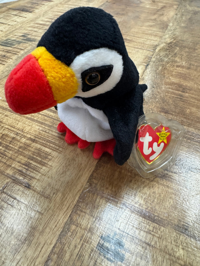 Puffer the Puffin 1997 Ty Beanie Baby w/ Tag Errors Retired Mint Rare Look by Vanessa Jane