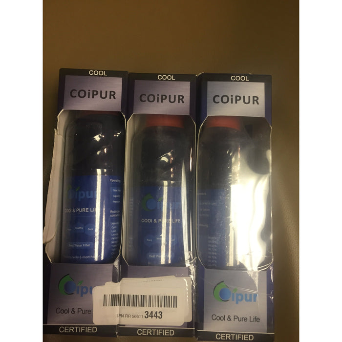 Colpure 3 packs Refrigerator Water Filter, 3PCS, Blue, 23 by Vanessa Jane