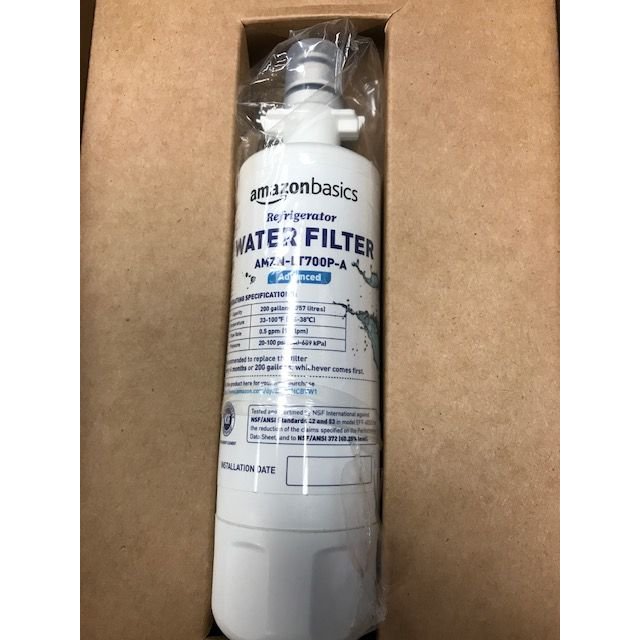 AmazonBasics Refrigerator Water Filter Compatible with LT700P by Vanessa Jane
