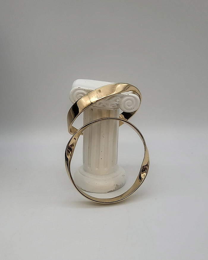 Anne Klein Gold-Tone 2-PC. Set Organic Bangle Bracelets – Gold by Vanessa Jane