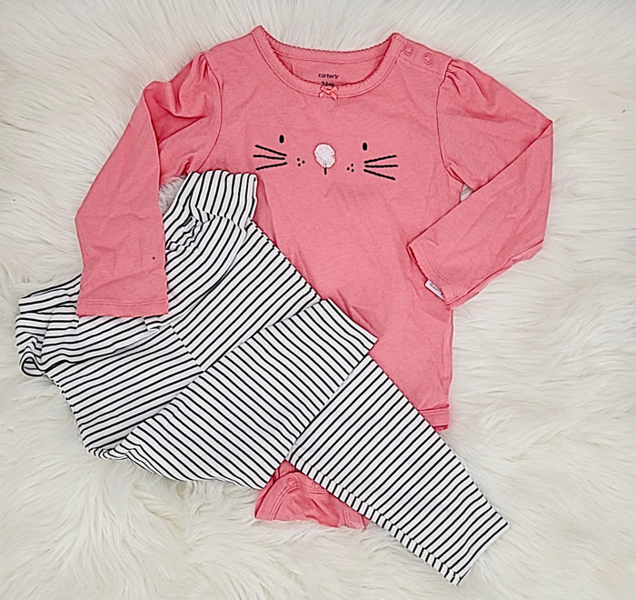 Carter's Baby Girls Bodysuit and Ruffle Leggings, Size 24Months by Vanessa Jane