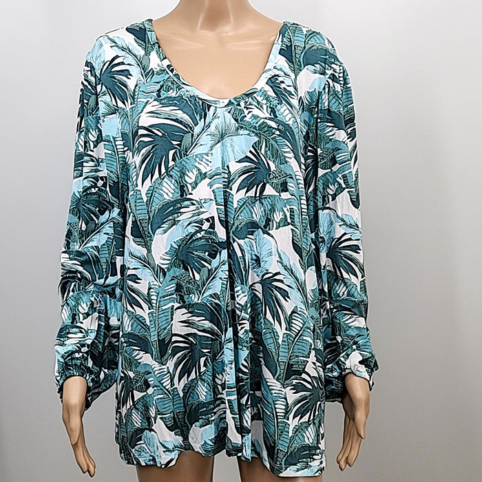 Style and Co Botanical-Print Top, Size XXL by Vanessa Jane