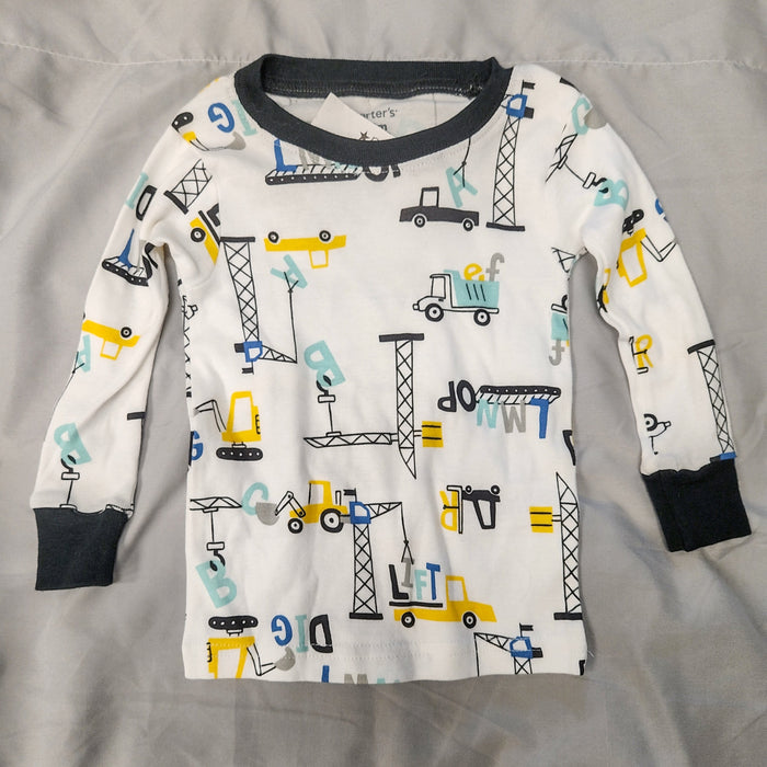 Carters Baby Boys Construction Graphic Top, Size 18Mo by Vanessa Jane