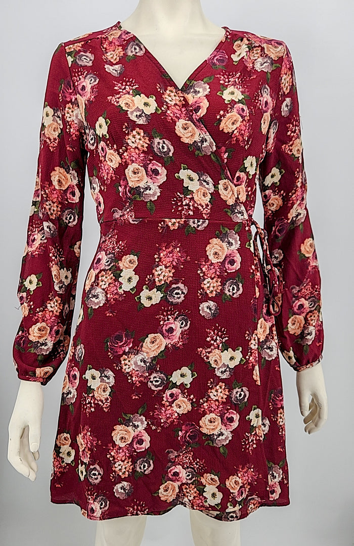Monteau Petite Tie-Neck A-Line Dress, PM by Vanessa Jane