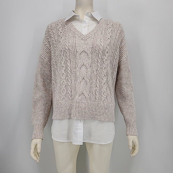 RACHEL ZOE Argyle Sweater Vest Shirt, Size Large by Vanessa Jane