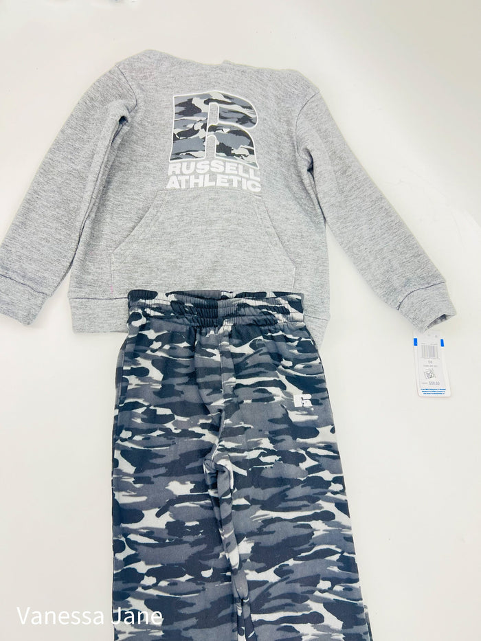 Russell Athletic Boys Hoodie and Pants 2-Pc Set, Size 5/6 by Vanessa Jane