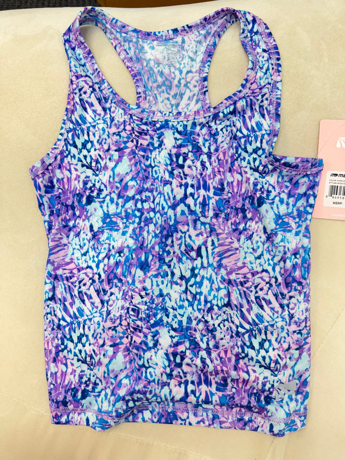 Marika girls little performance tank tie dye, Size 6X by Vanessa Jane