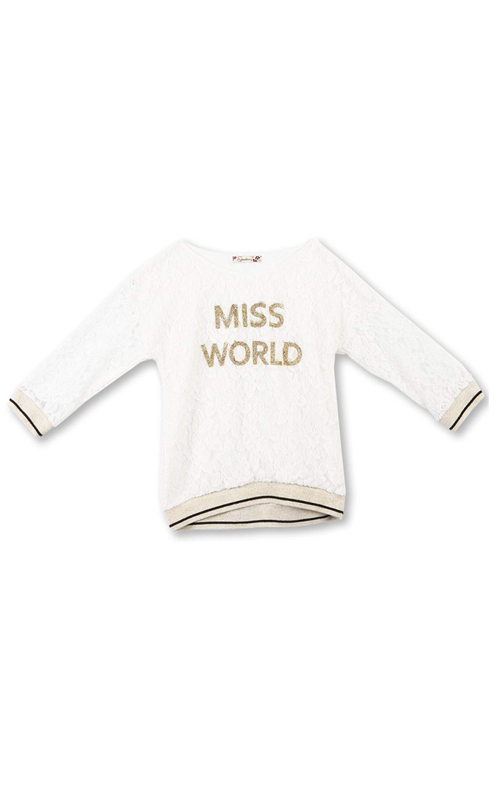 Speechless Big Girls' Miss World Pullover, Size Small by Vanessa Jane