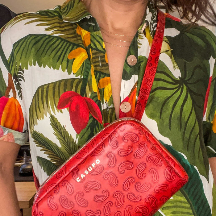 Fanny Pack - Red Paisley by CASUPO